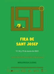 FERIA DE SANT JOSEP. La Feria Catalana de la Maquinaria Agrícola. Salón del Automóvil. Del 17 al 19 de marzo de 2023.