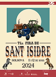 Feria de Sant Isidre del 11 al 12 de mayo de 2024 en Solsona.