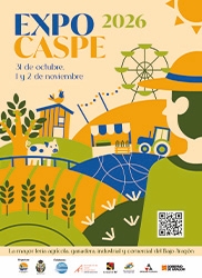 Feria de EXPO CASPE del Bajo Aragón, del 31 de octubre al 2 de noviembre 2026