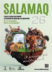 SALAMAQ. Feria del sector agropecuario. Exposición internacional de ganado puro. Del 3 al 7 de septiembre de 2026 en Salamanca.