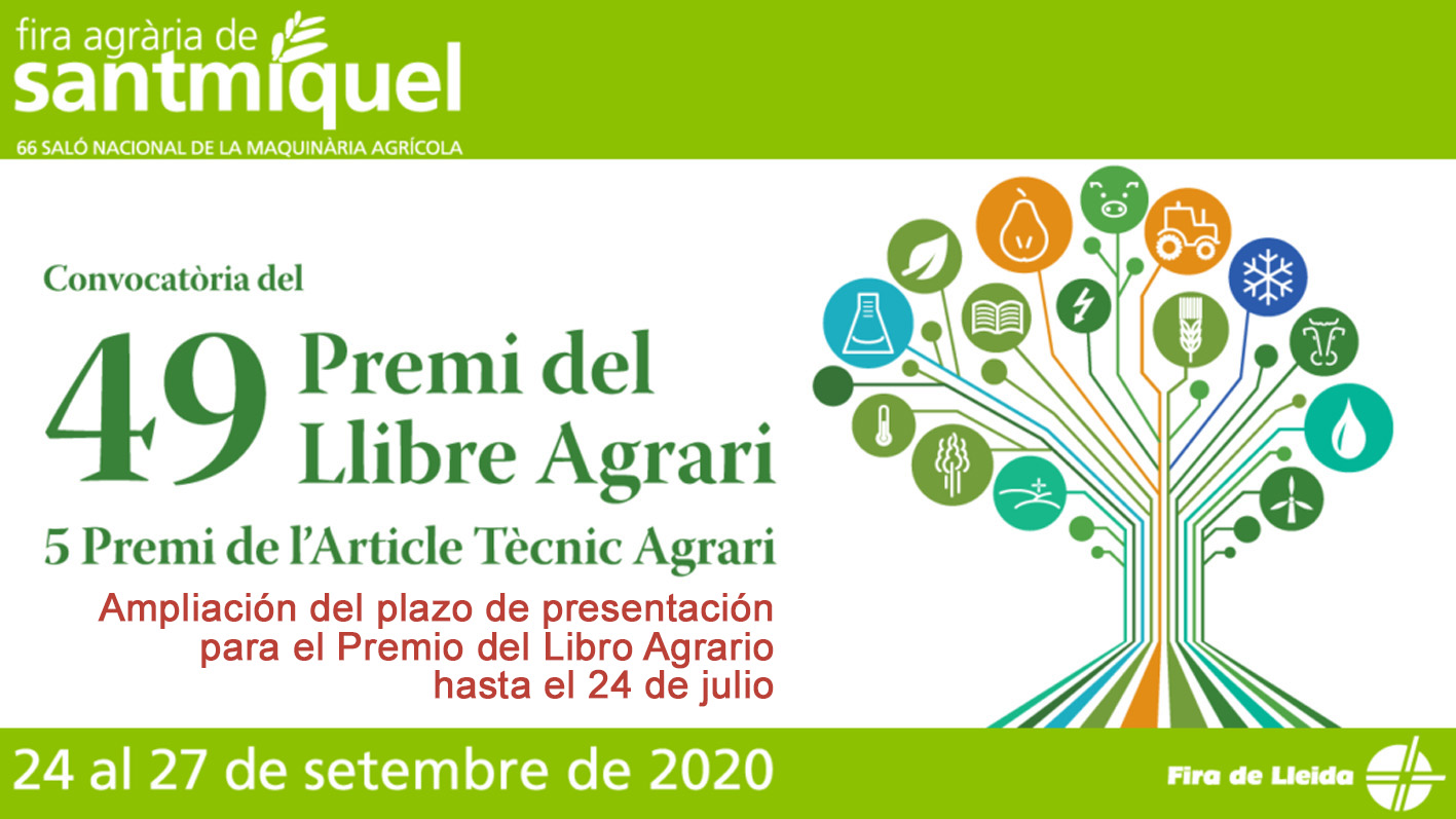 Ampliación fecha del Libro Agrario de Feria de Lleida
