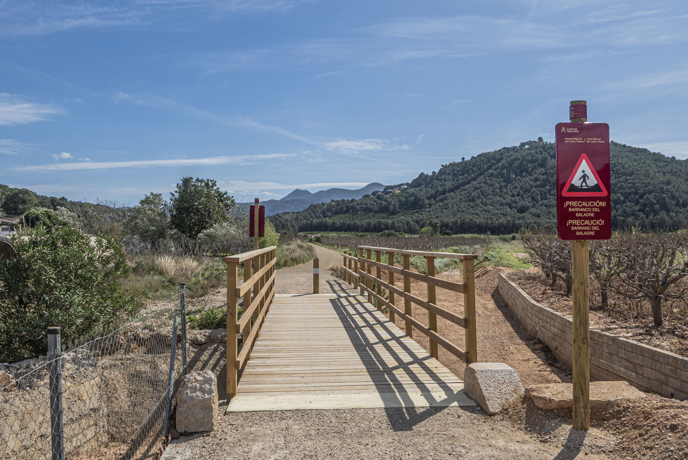 El Ministerio de Agricultura, Pesca y Alimentación finaliza las obras de acondicionamiento de un tramo del Camino Natural de l’Antic Trenet (Valencia) 