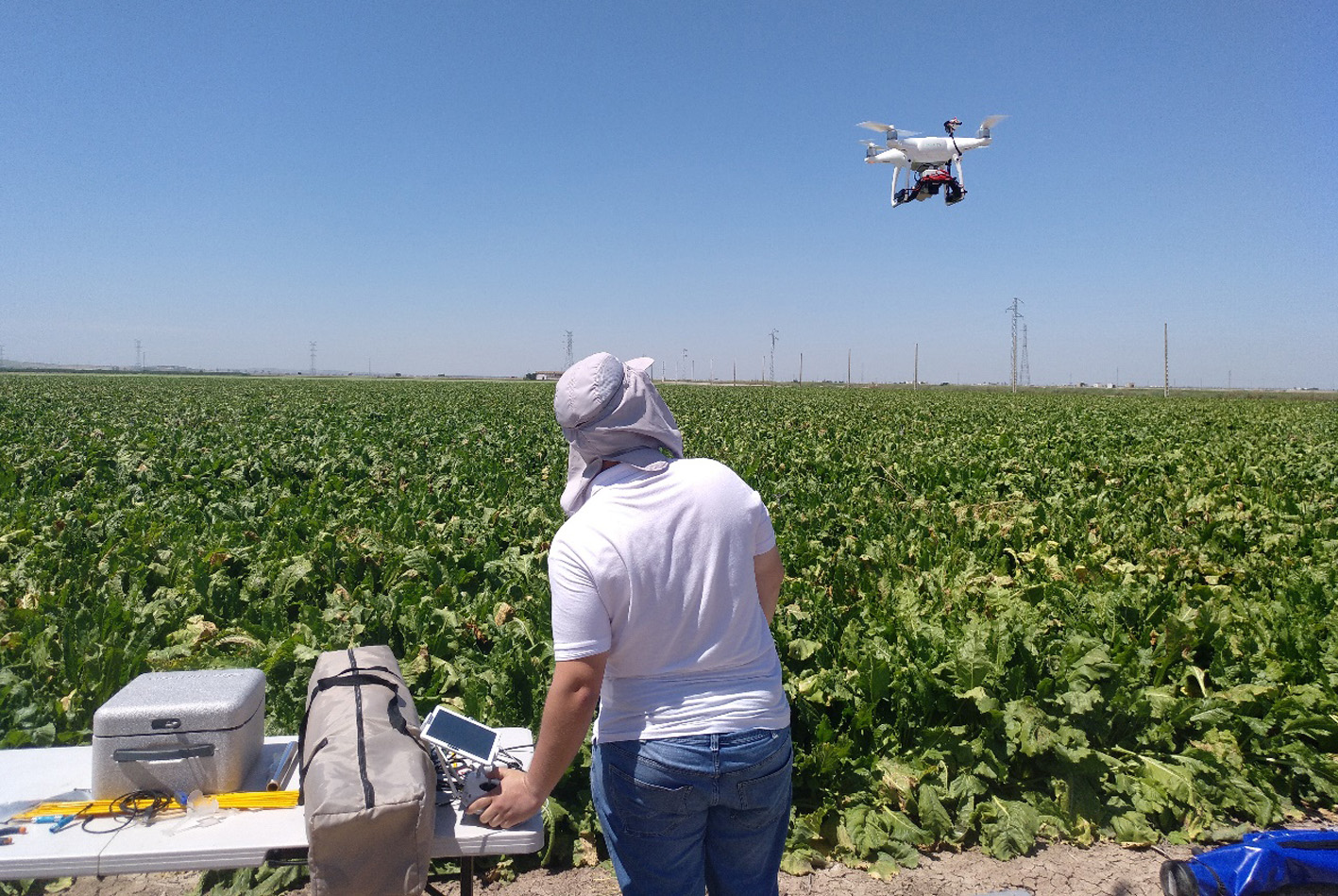 El dron, un aliado que ya es imprescindible en la investigación agronómica andaluza