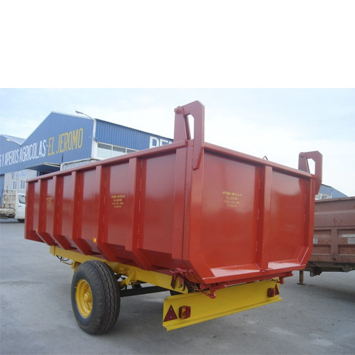 Remolque agrícola bañera EL JEROMO de hierro de 1 eje