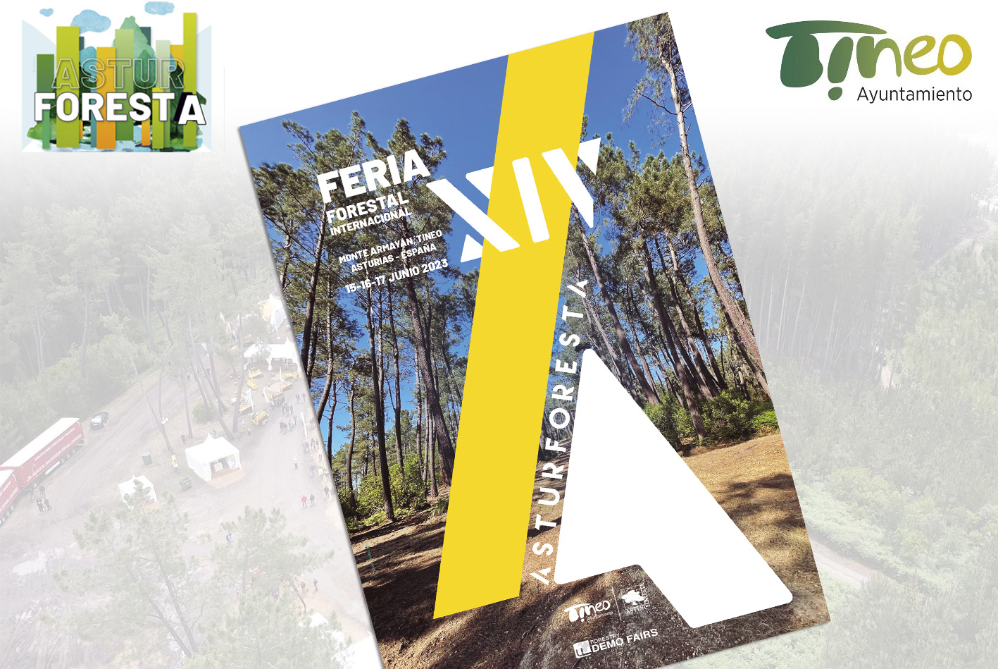Asturforesta la Feria Forestal Internacional de España celebra su décimo cuarta edición los días 15, 16 y 17 de junio de 2023