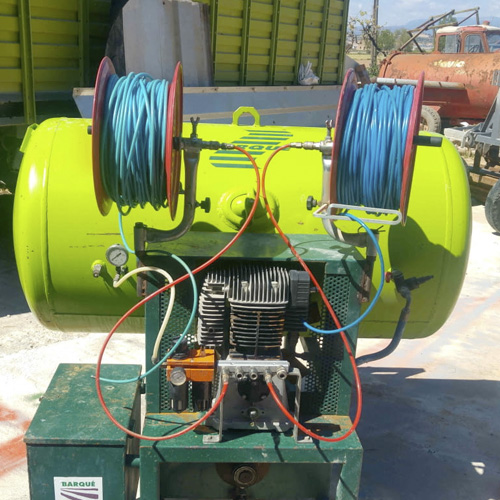 7.2 Segunda mano Compresor BARQUE de 600 litros, ocasión, usados