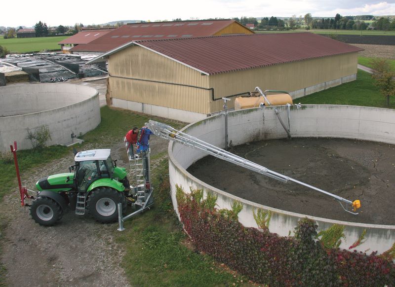 Batidor de purín para depósitos elevados Mamut Titan RECK