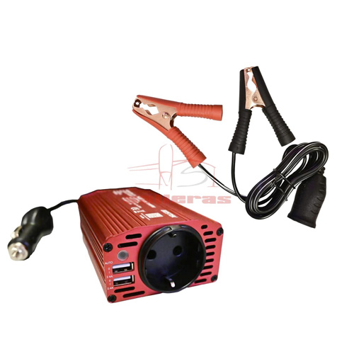 1.4.6 Inversor SALLERAS 12A 220V 300W + pinzas