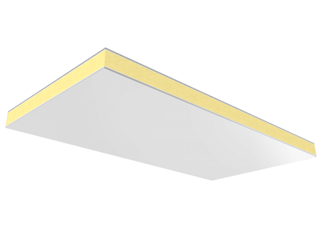 Falso techo aluminio pural para granjas placa PANEL SANDWICH