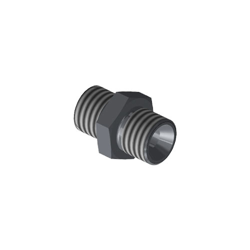 Unión macho-macho STOCK HIDRAULICA 3/8"