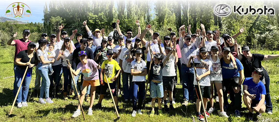 Kubota España y sus Empleados Cultivan un Futuro Sostenible: Reforestación en Acción