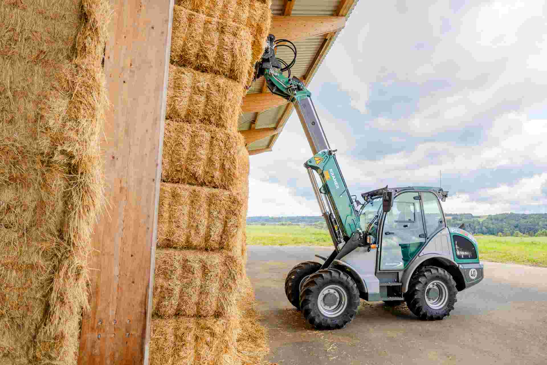 Cargadoras sobre ruedas KRAMER para usos agrícolas
