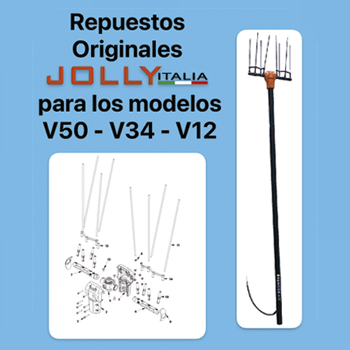 0.3 JOLLY repuestos originales para los modelos V50 - V34 - V12