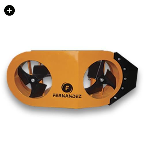 2.2 Despuntadora de ventilador para el equipo delantero multicabezales FERNANDEZ