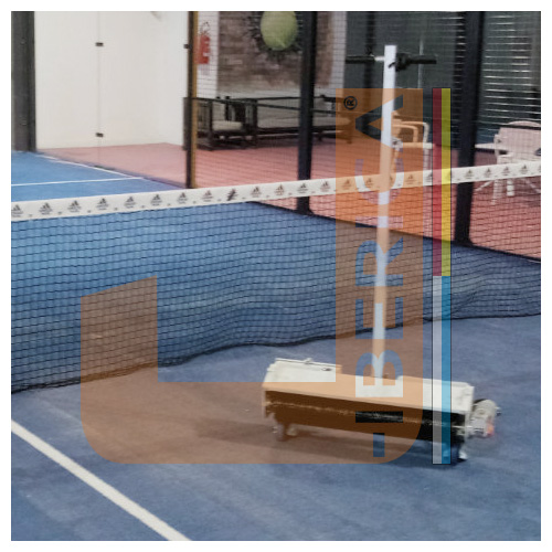 4.3 AMY Campos de juegos sintéticos padel-tennis, máquina "Nikita"