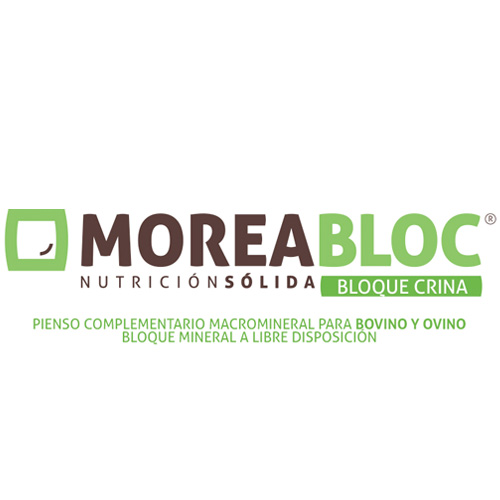 Pienso complementario macromineral para bovino y ovino bloque mineral a libre disposición MOREA Bloc BloqueCrina