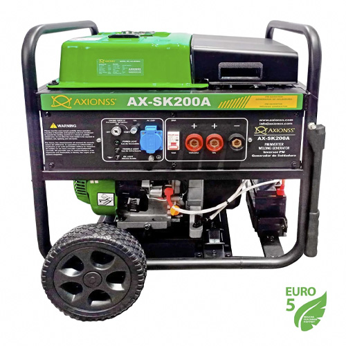 5.2.1 Motosoldadora de gasolina AXIONSS 2.2KW AX-SK200A