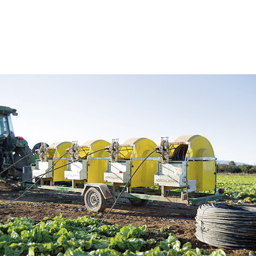 Remolque autopropulsado AGROALJORRA G2GT con 4 recogedores