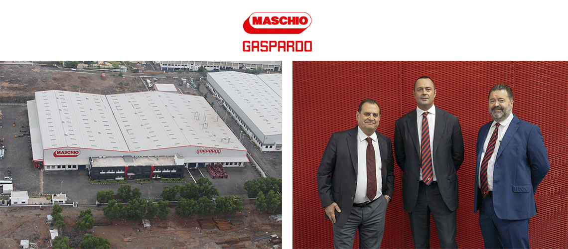 SIMEST (Grupo Cassa Depositi e Prestiti) invierte alrededor de 10 millones de euros para apoyar la expansión industrial de MASCHIO GASPARDO en India