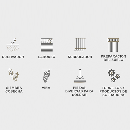 Rejas AGRICARB de carburo diseñadas para durar