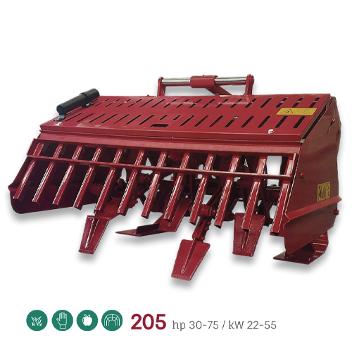 10.2 Cavadoras TORTELLA Serie 205 - hp 30-75 - kW 22-55