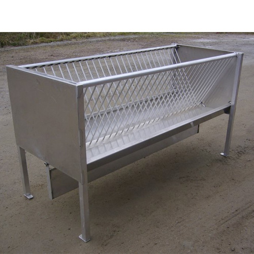 10.5a Comederos de aluminio C. MOLAS para paja. Fabricación a medida