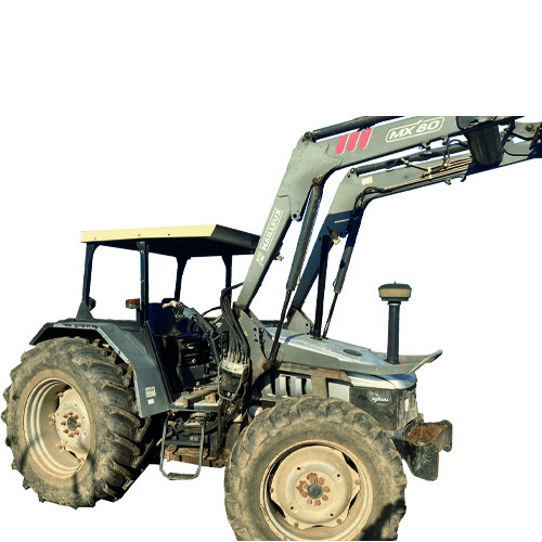 11.3 Tractor LAMBORGHINI 87490 con pala de segunda mano, año 2003, ocasión, usado