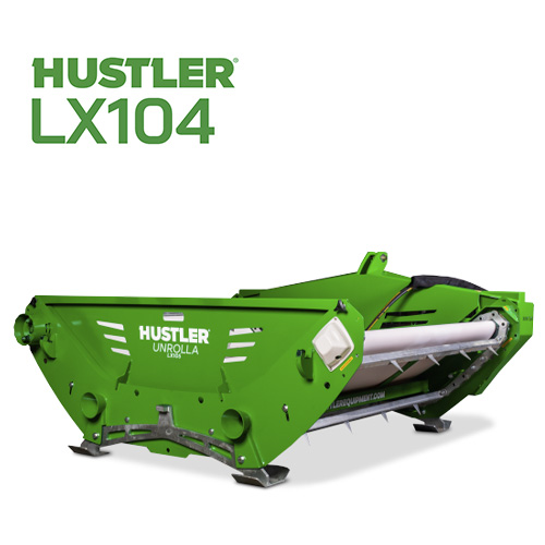 Desmenuzador esparcidor de forraje HUSTLER LX104 para ganado