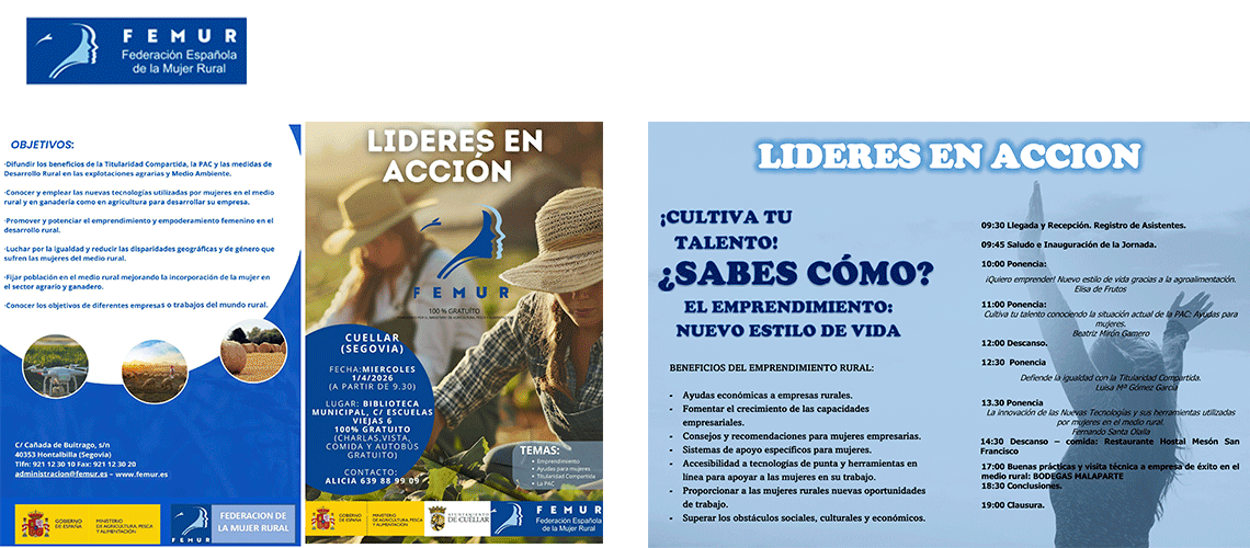 FEMUR llega a Cuéllar con su programa formativo ‘Líderes en acción’ 