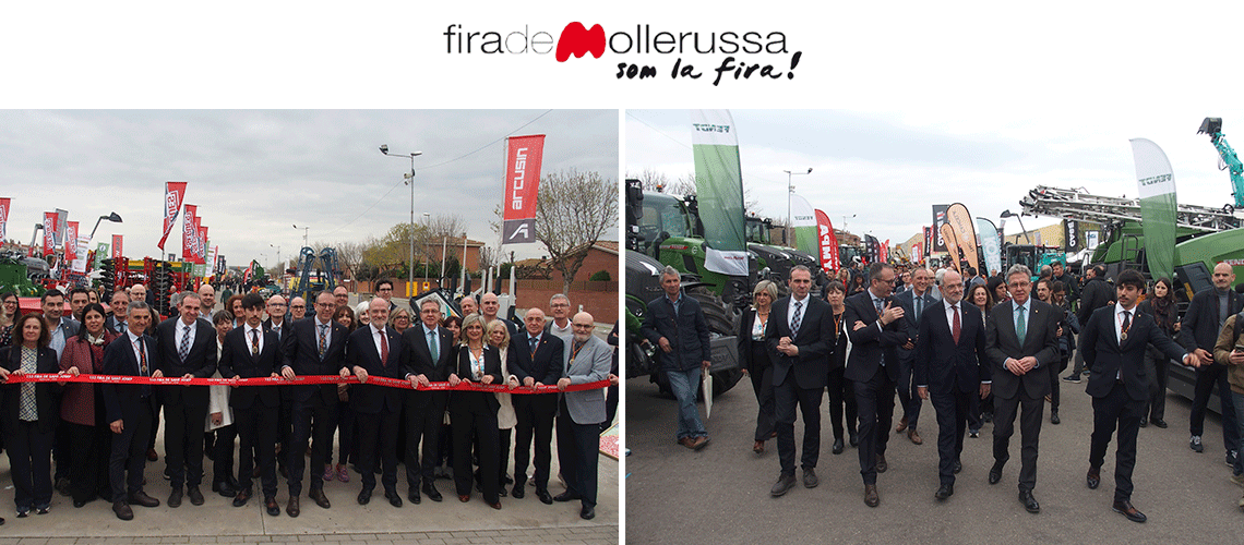 El consejero Jaume Duch inaugura la 153 Feria de Sant Josep de Mollerussa y la califica como "el espejo de la evolución del campo catalán"
