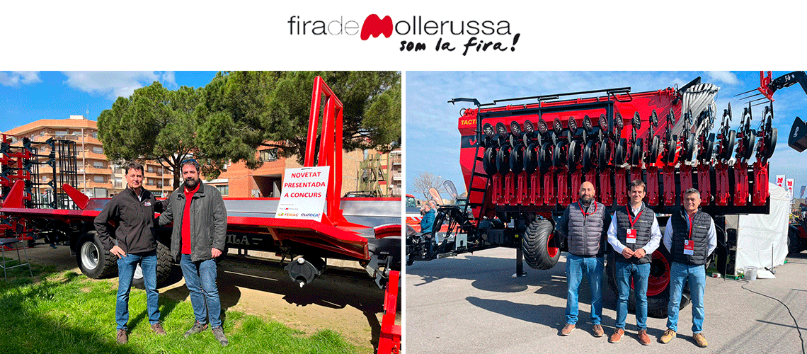 Una sembradora directa neumática y un remolque autocargador de balas redondas, las innovaciones premiadas en la 153 Feria de Sant Josep