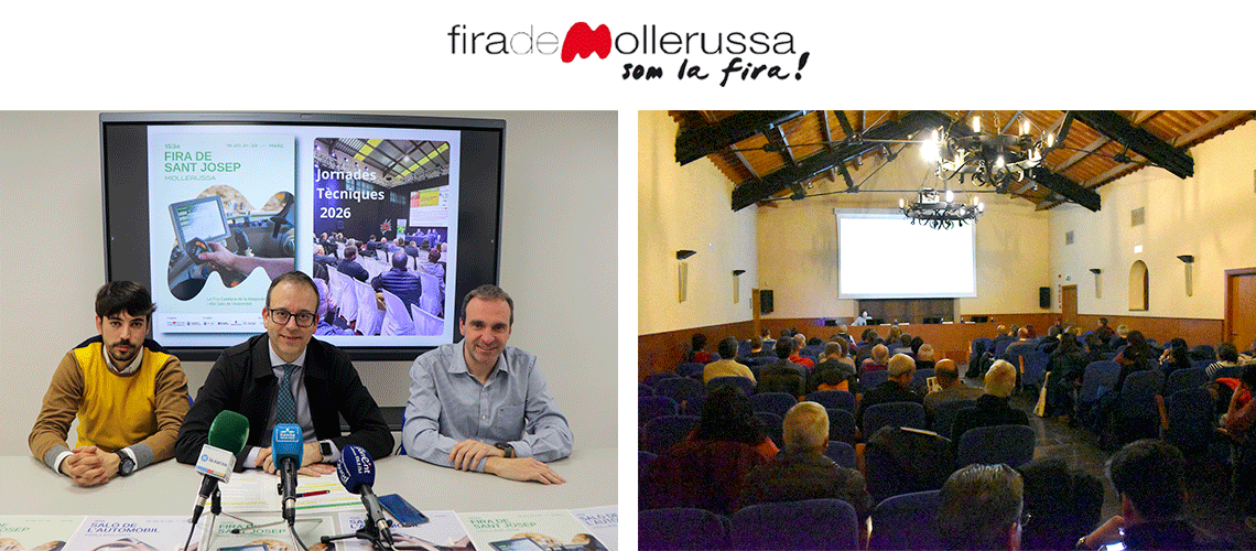 La Fira de Sant Josep de Mollerussa (Lleida) se refuerza con un récord de jornadas técnicas y convierte el conocimiento en un pilar clave del certamen