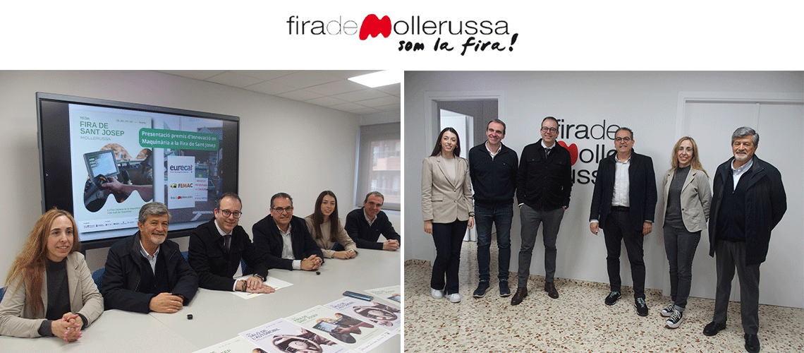 FEMAC y Eurecat destacan la Feria de Sant Josep como escaparate de innovación tecnológica, con el 45º Premio de la Maquinaria