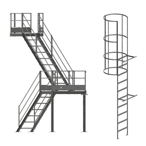 5.1 Fabricación de escaleras metálicas a medida PLANA Machinery
