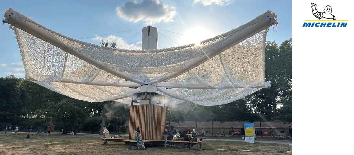 Michelin y Scale Up Booster se alían para acelerar el desarrollo de OYA Urban Tree, una solución de sombreado inteligente surgida del Michelin Innovation Lab
