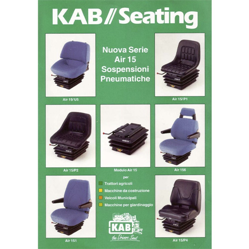 1.2.9 Asiento MANUMAN KAB Air para maquinaria agrícola