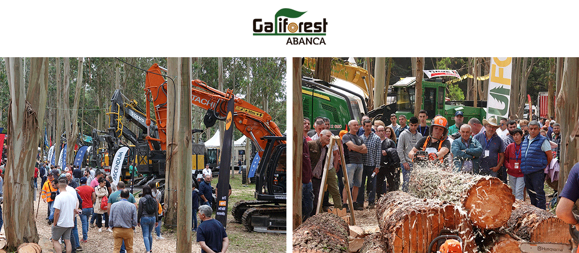 La feria forestal Galiforest Abanca celebra una edición de récord con el monte como escenario: 387 firmas, 125 expositores directos y 18.162 metros cuadrados