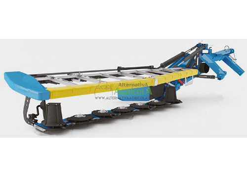 Segadora Posterior de discos para Tractor BCS Rotex XT7 2,85M de 7 discos.