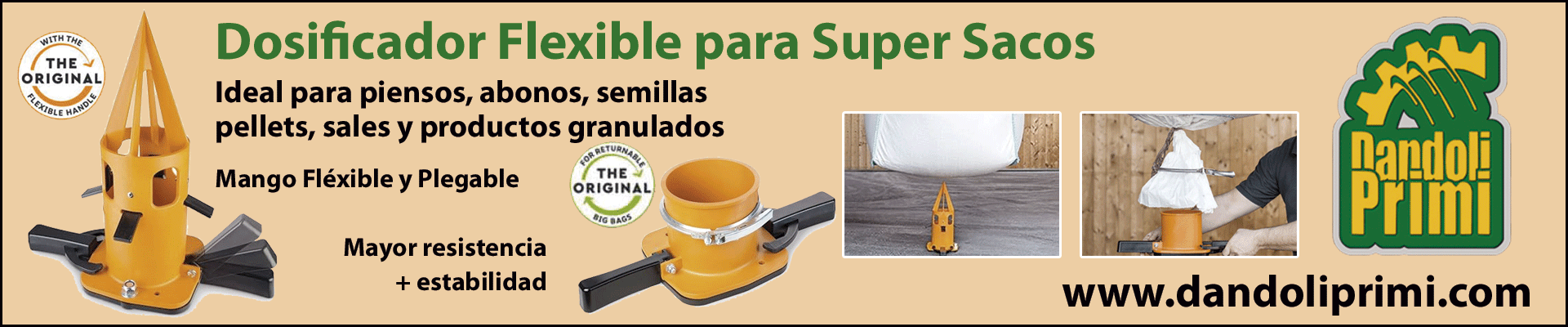 Banner Dandoli Primi. Dosificador