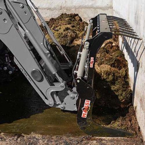 Pinza de agarre para estiércol o pacas redondas MAGSI Multigrap 80